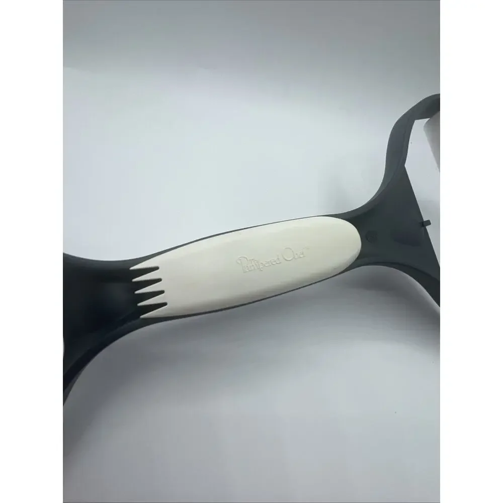 The Pampered Chef Bakers Roller Dual Rolling Pin #1485 With Pastry Fork Dough